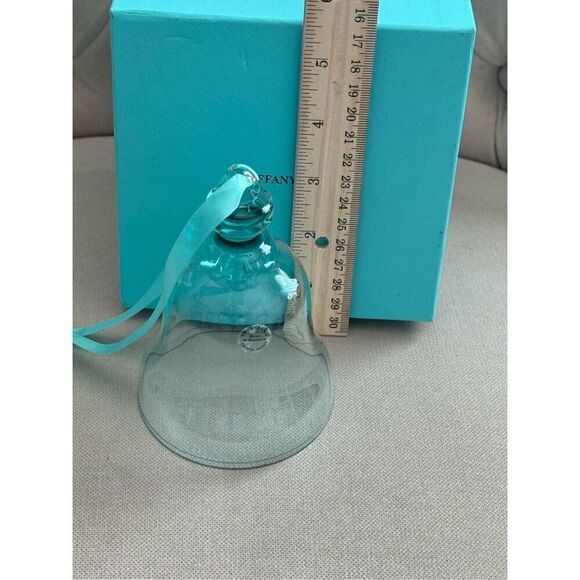Tiffany & Co. Crystal Glass Bell Ornament 2018 - Picture 5 of 7